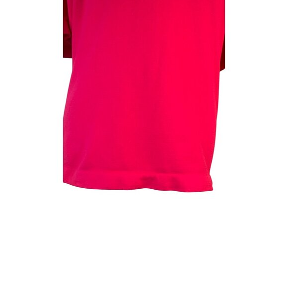 2/$30 Fabletics Medium Cutout Scoop Neckline Top Bubblegum Pink Nylon/Elastane - Picture 10 of 15